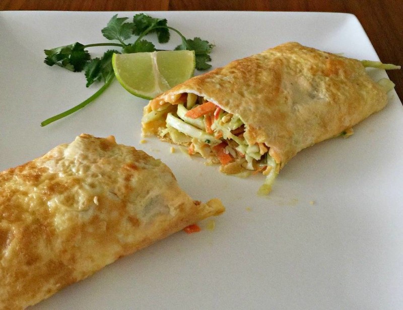 Mexicaanse gevulde omelet