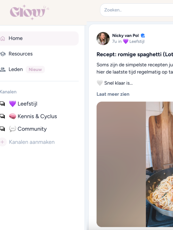 Een kijkje in het online platform van Nicky van Pol